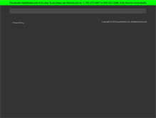 Tablet Screenshot of healthteeth.com